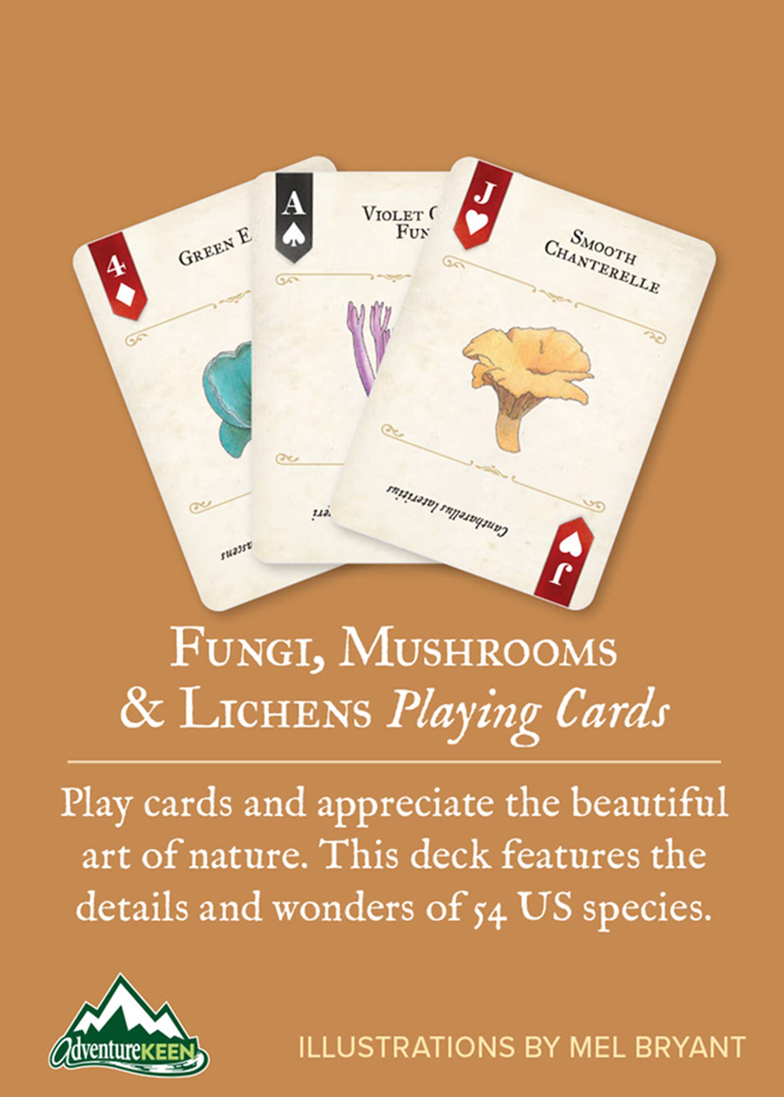 Fungi, Mushrooms & Lichens Playing Cards