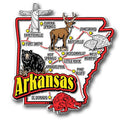 Arkansas Jumbo State Magnet, Made in USA