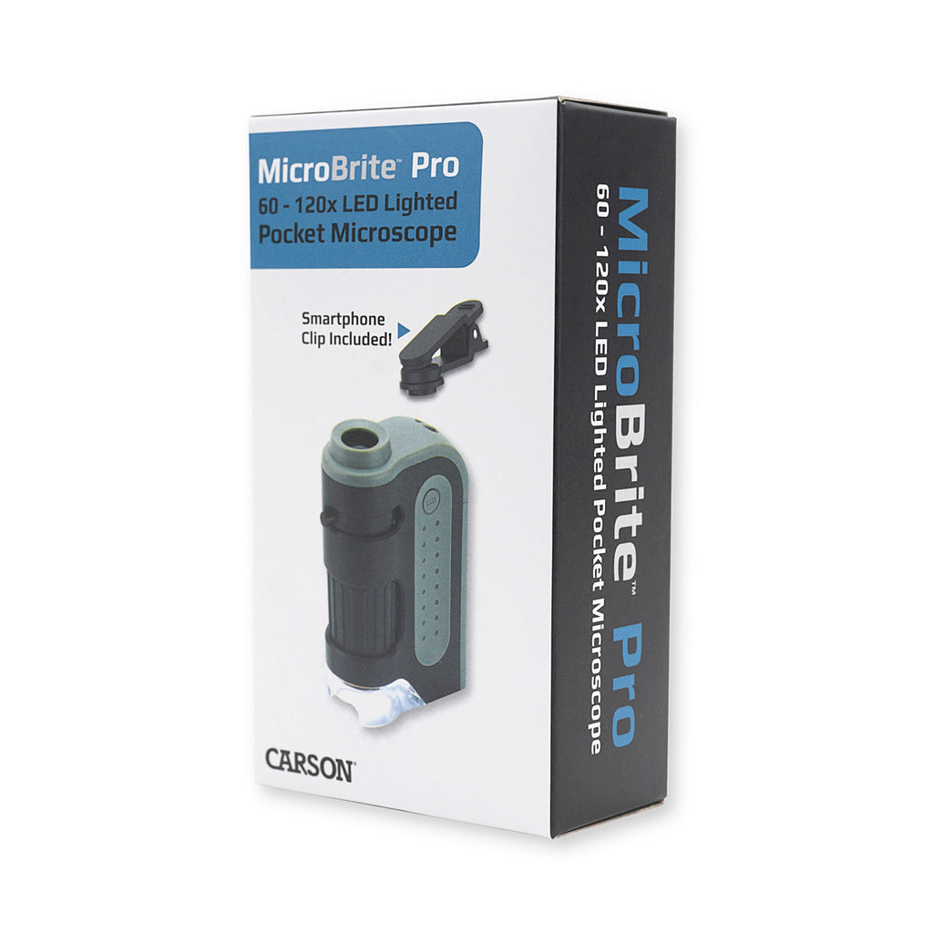 Pocket Microscope & Smartphone Adapter Clip, for Digiscoping