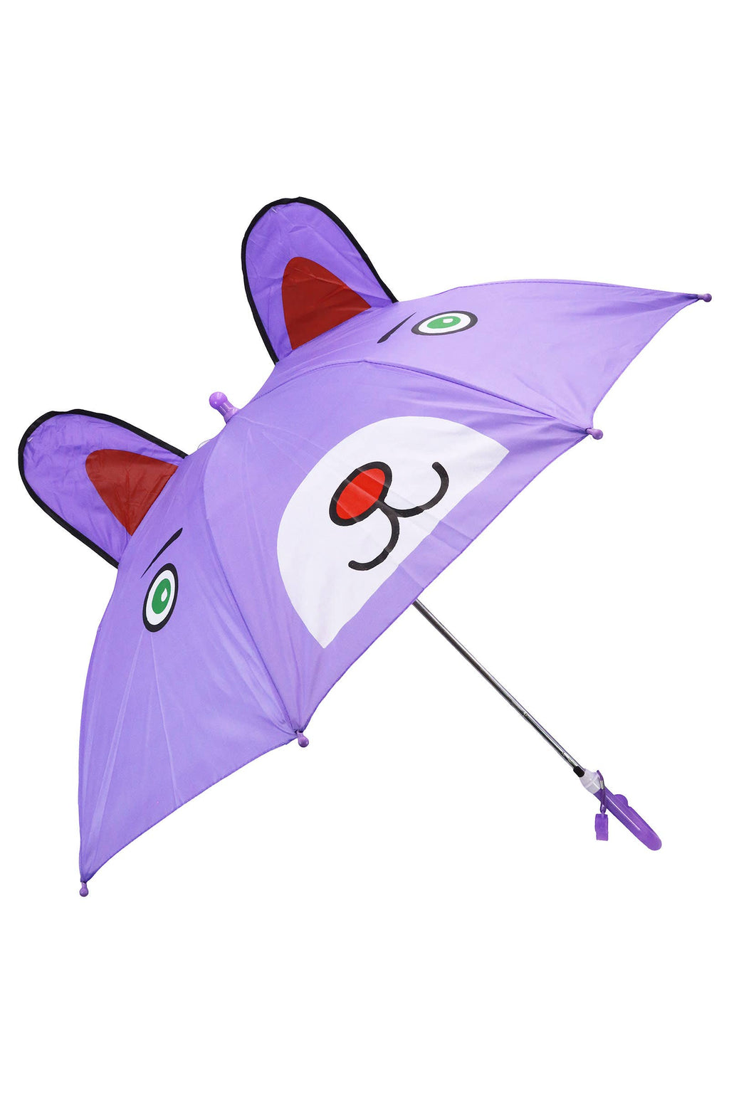 Kids Pointy Ear Animal Auto Open-Fold Umbrella