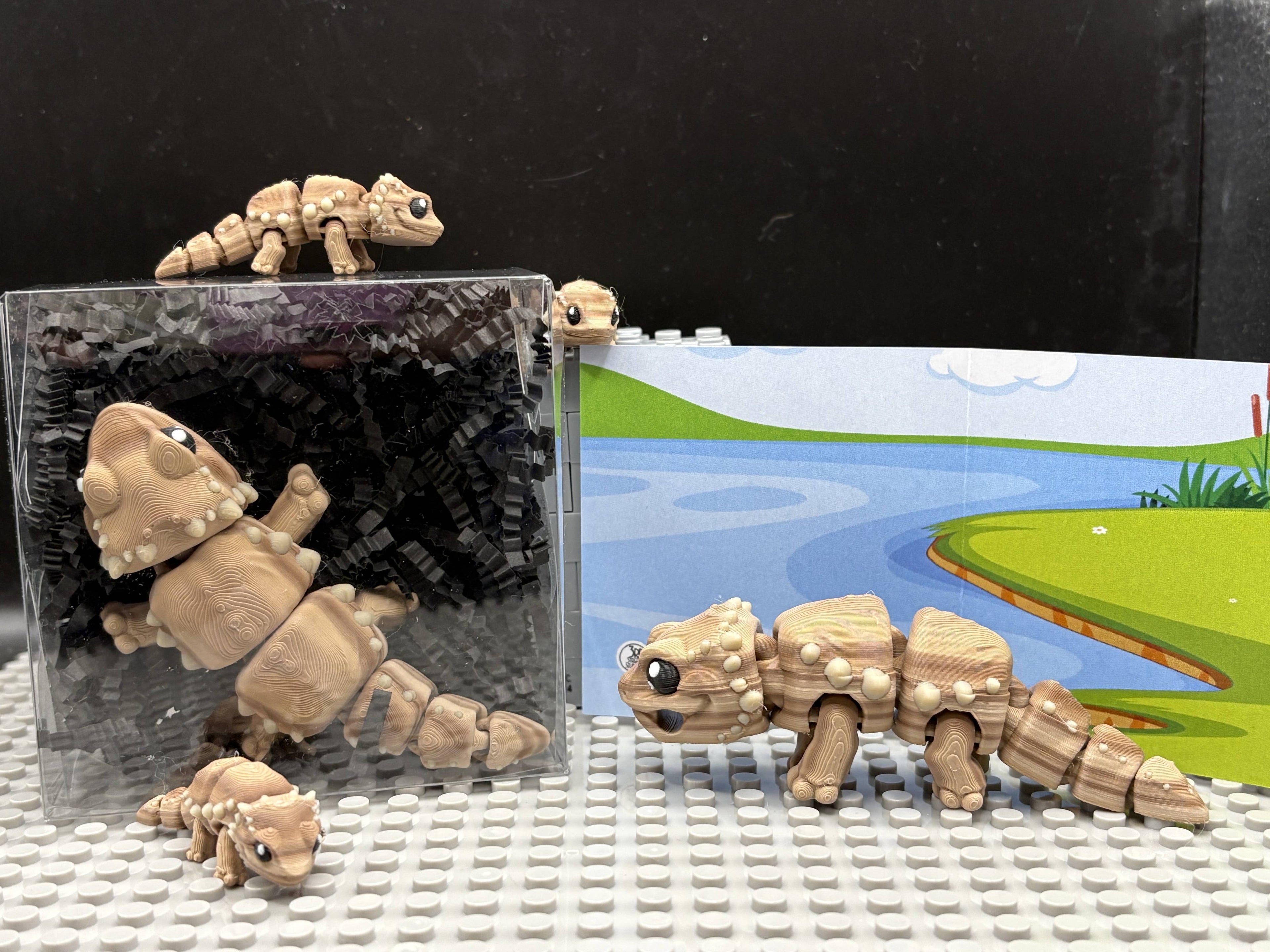 Bearded Dragon Fidget Friend - Includes Play Scene