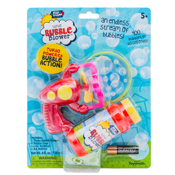 Turbo Bubble Blower - Playground Classics