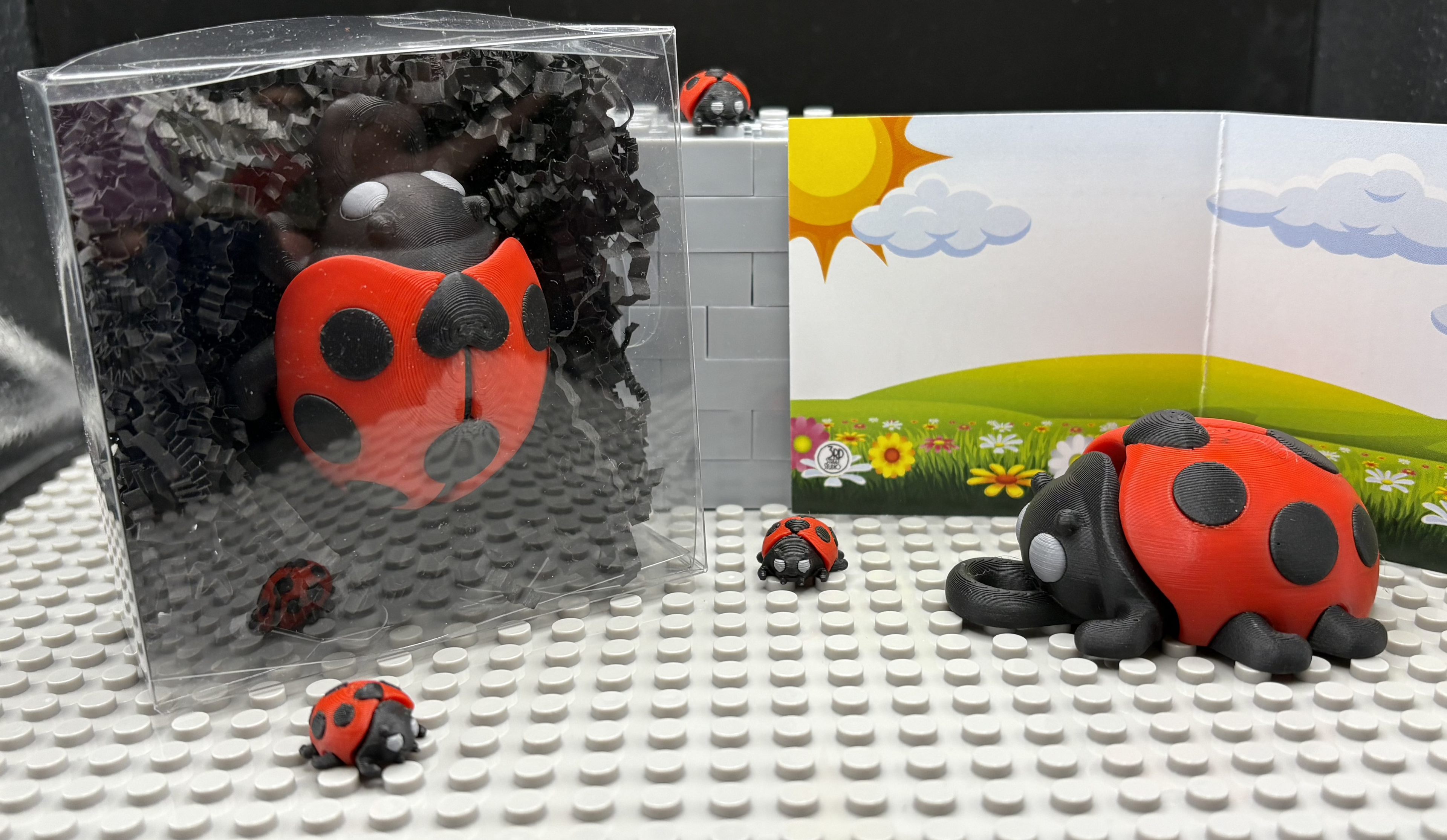 Ladybug Fidget Friend - Includes Play Scene