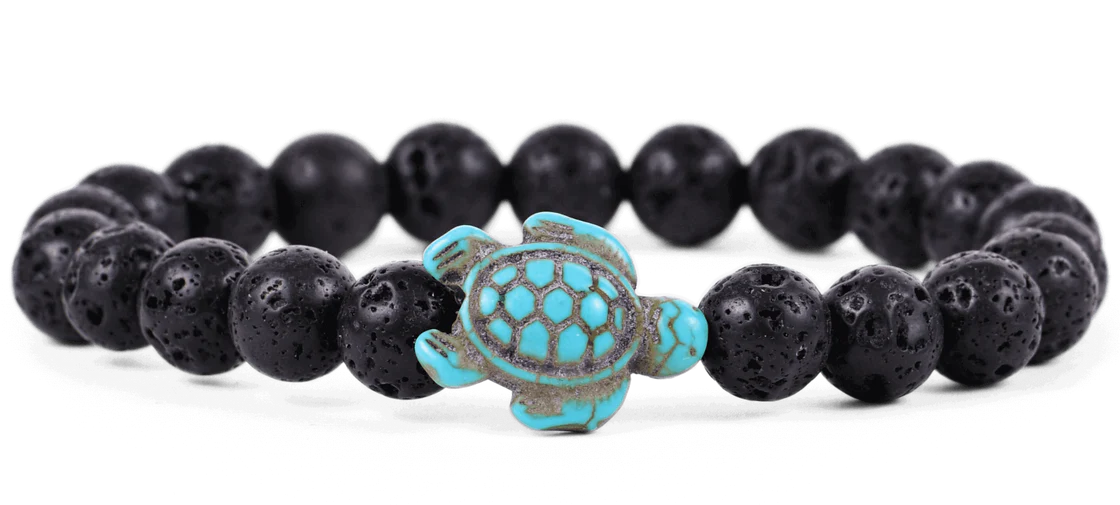 The Journey Bracelet (Sea Turtle): Lava