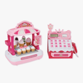 33 Piece Ice Cream Shop with Cash Register Kids Playset