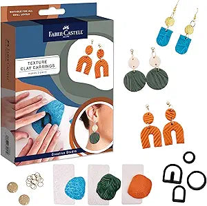 Texture Clay Earrings Craft Kit