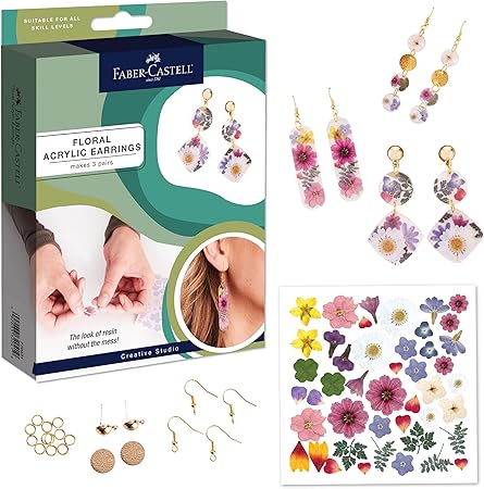 Pressed Floral Earrings Craft Kit