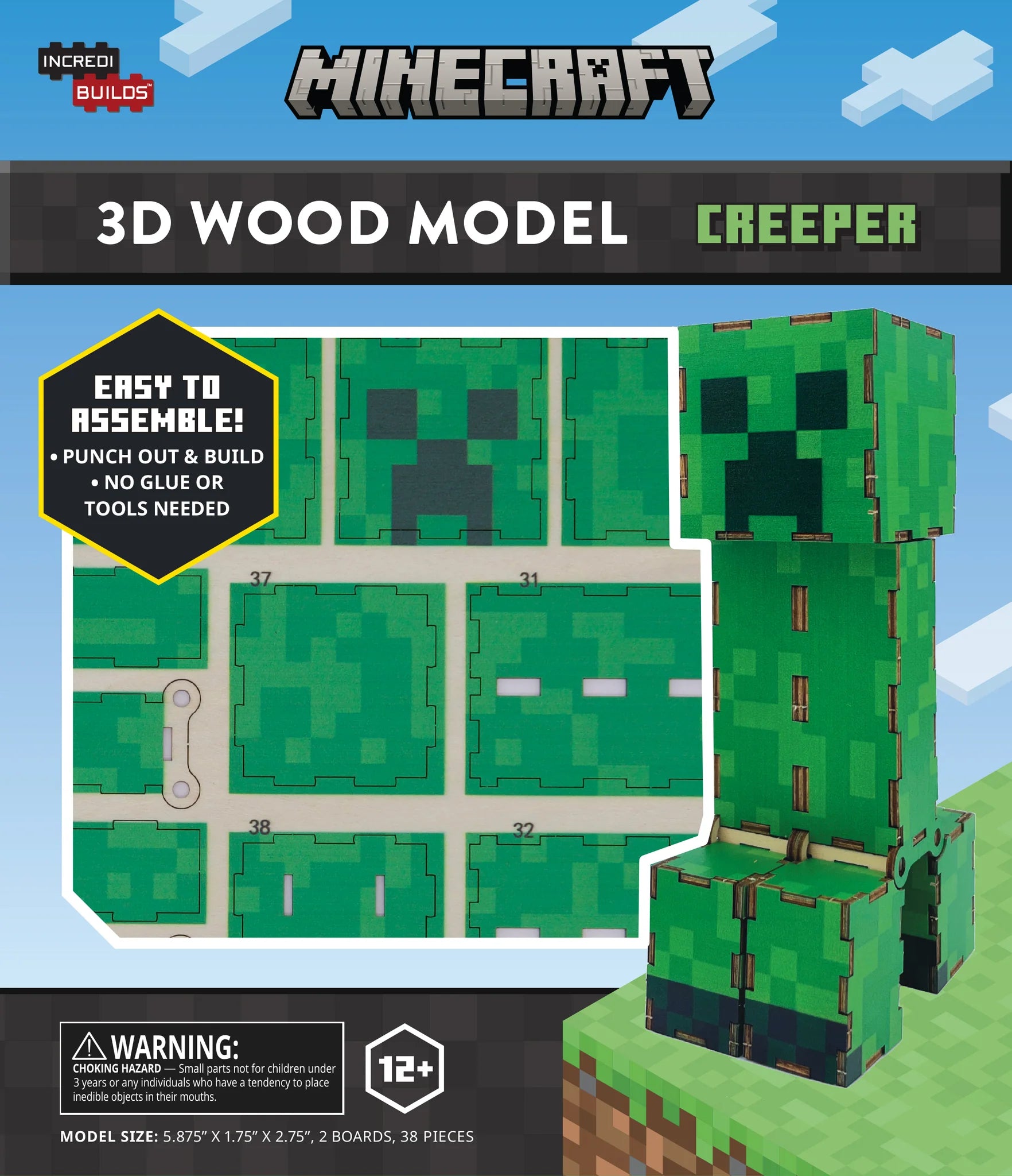Minecraft Creeper - IncrediBuilds