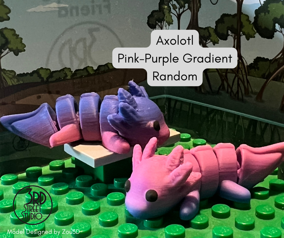 Axolotl Fidget Friend - Includes Play Scene