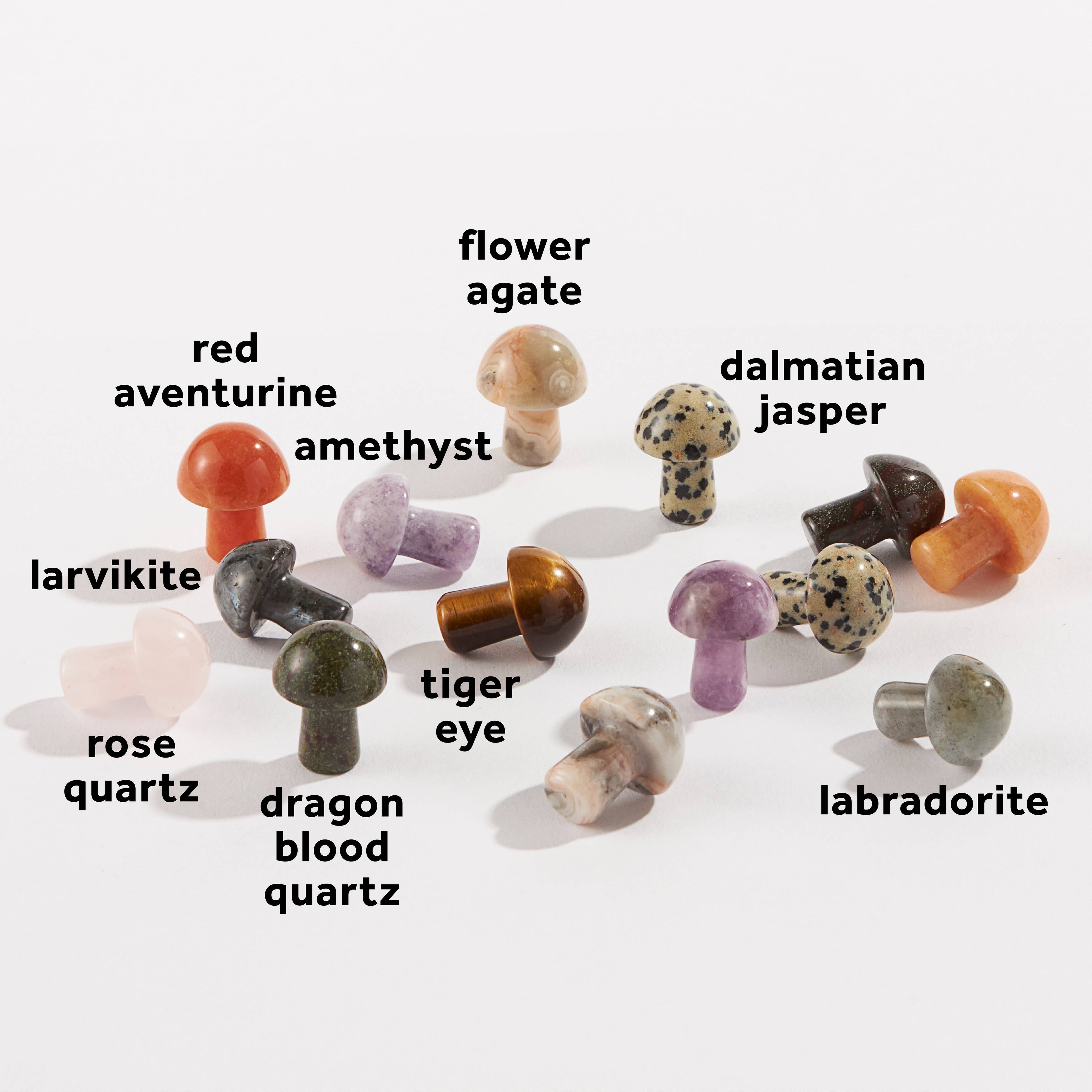 Crystal Mushrooms, Assorted