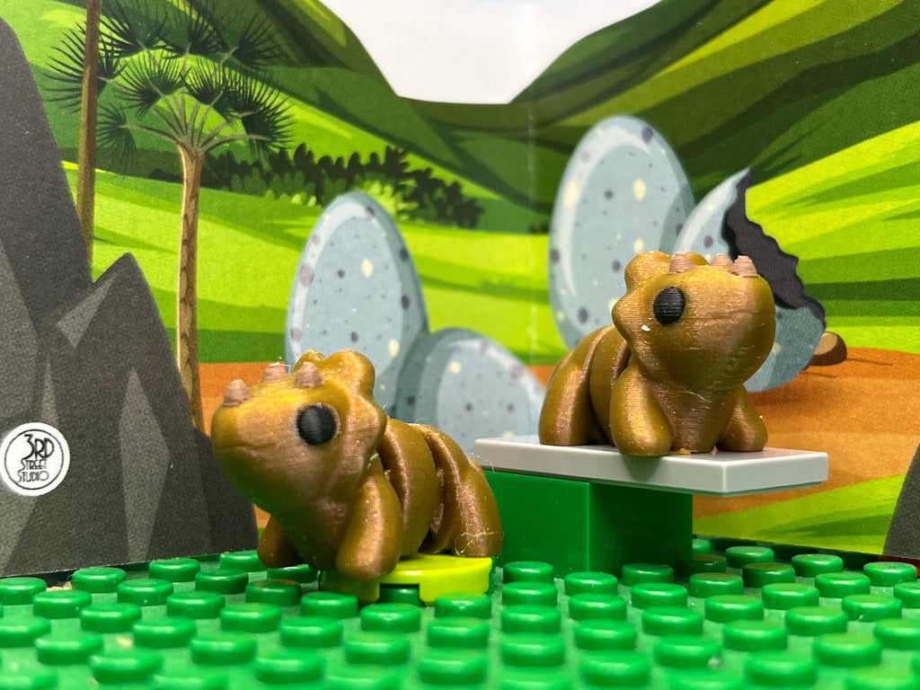 Triceratops - Fidget Friend - Includes Play Scene