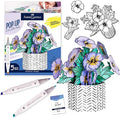 Pop Up Coloring Pansy Bouquet