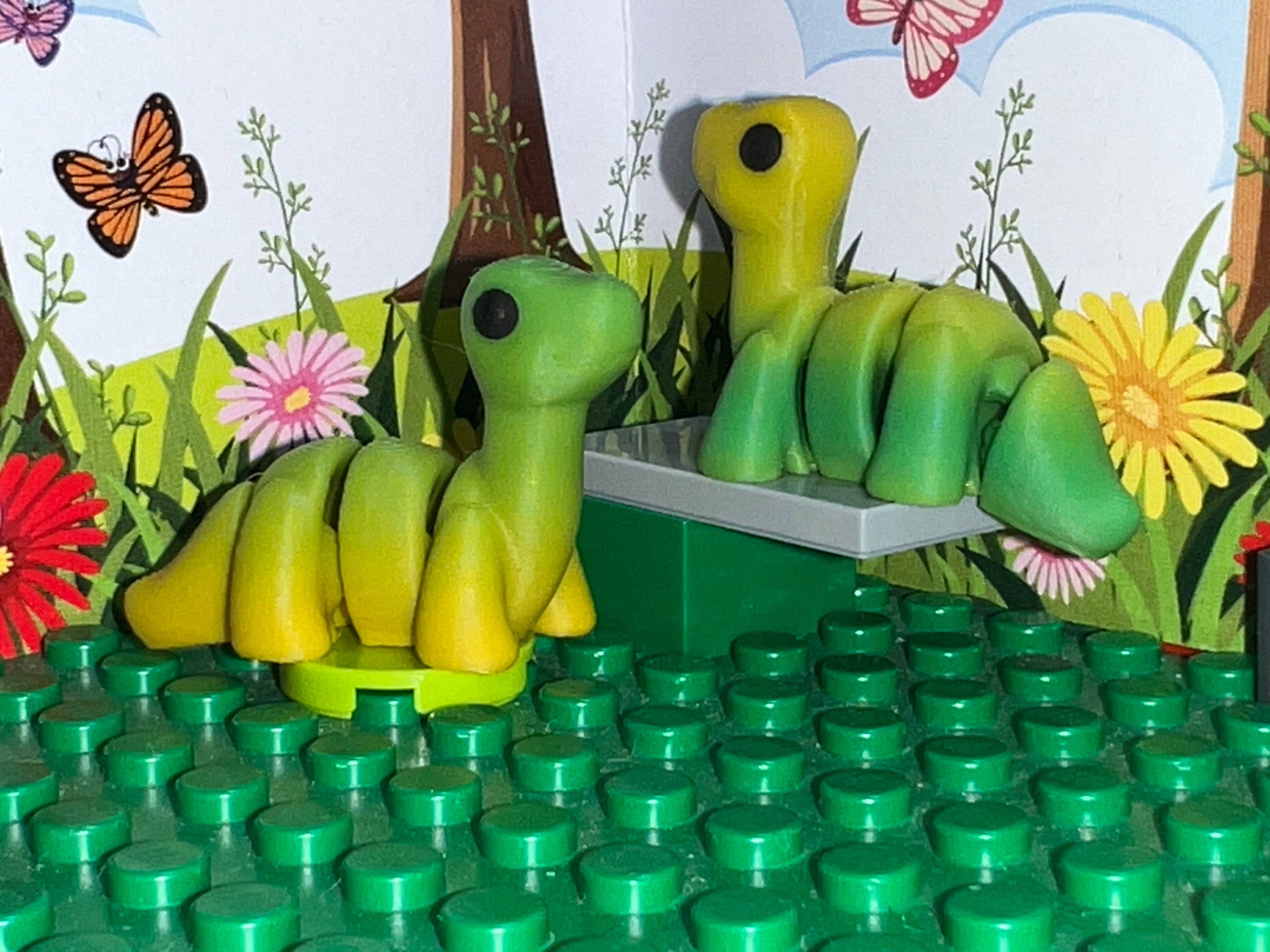 Brontosaurus Fidget Friend - Includes Play Scene