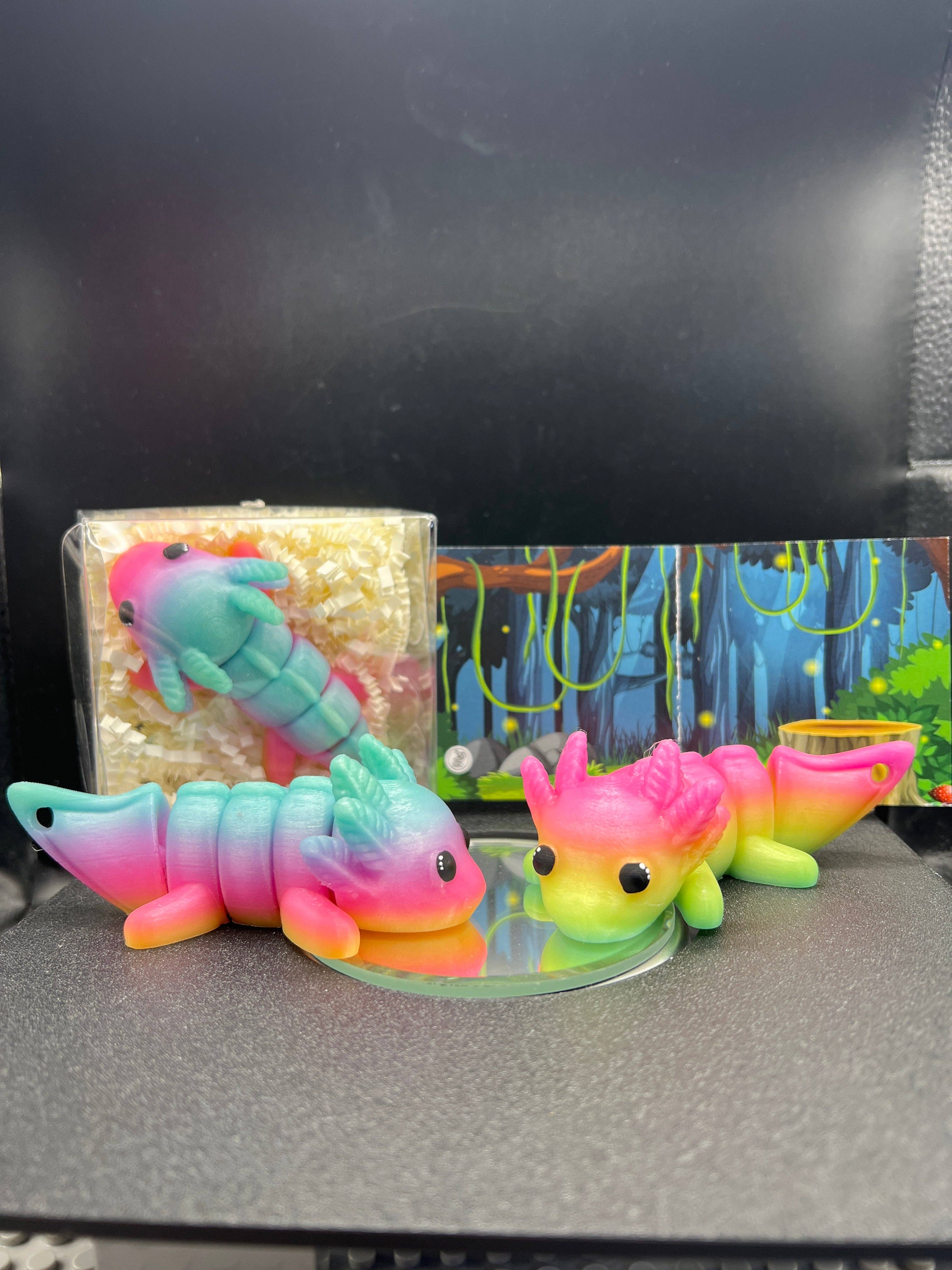 Axolotl Fidget Friend - Includes Play Scene
