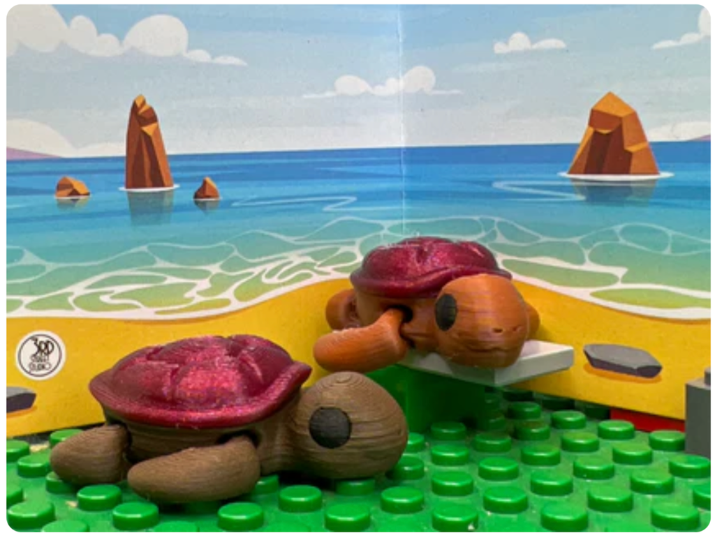 Turtle - Fidget Friend - Includes Play Scene