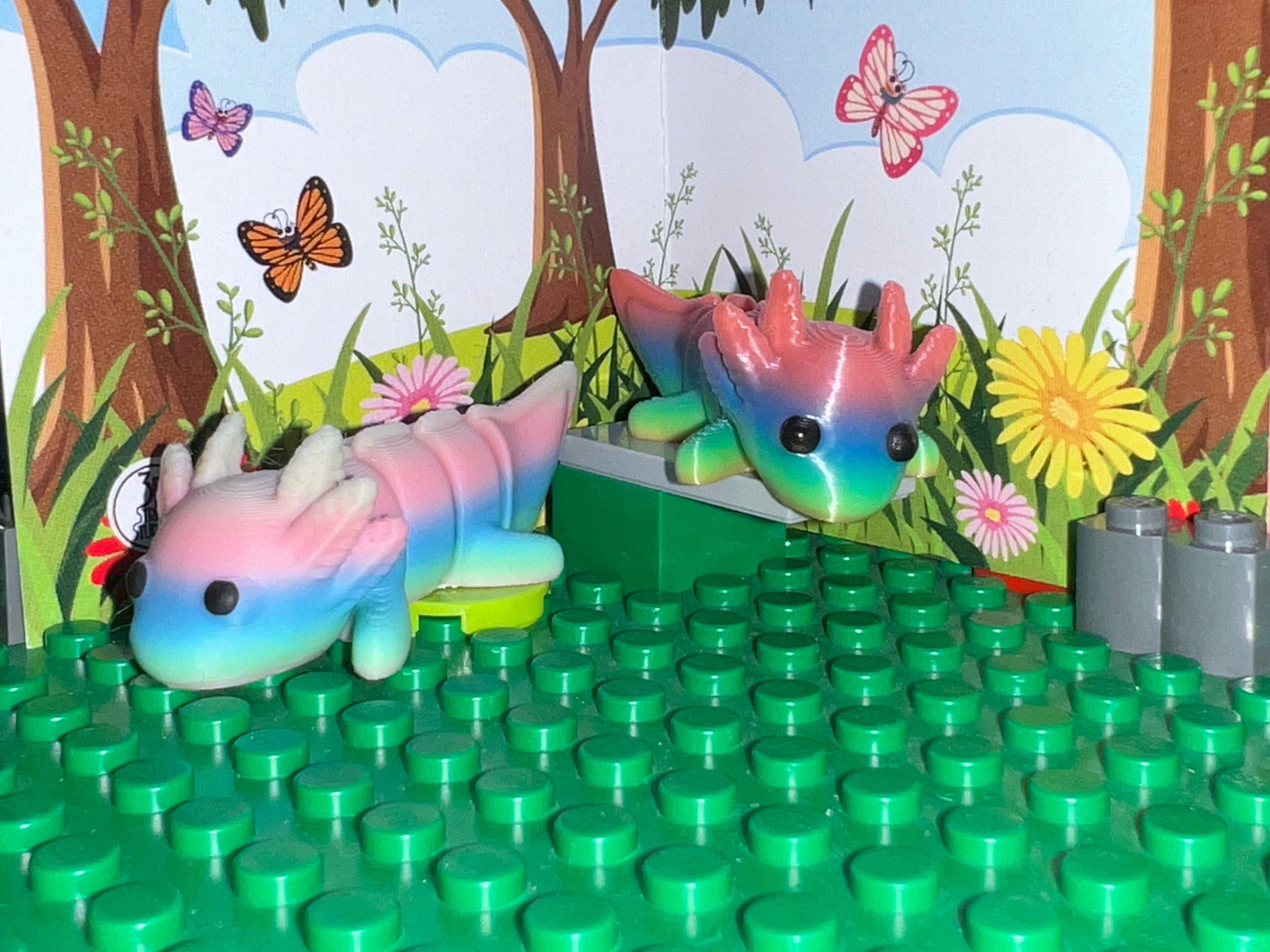 Axolotl Fidget Friend - Includes Play Scene