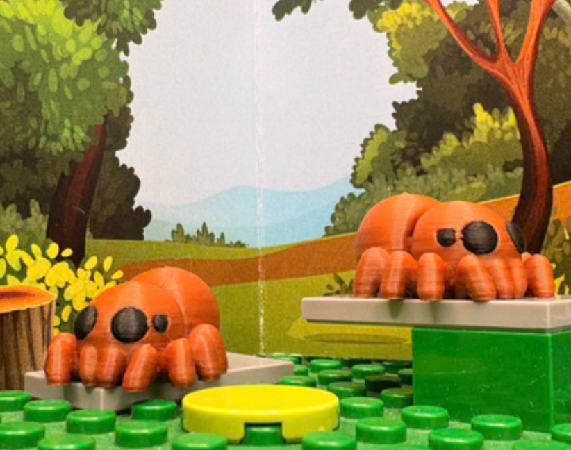 Jumping Spider Fidget Friend - Includes Play Scene