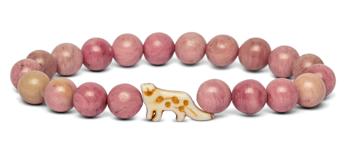 The Ascent Bracelet (Snow Leopard): Wildflower Pink