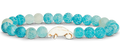 The Journey Bracelet (Manatee): Aqua Blue