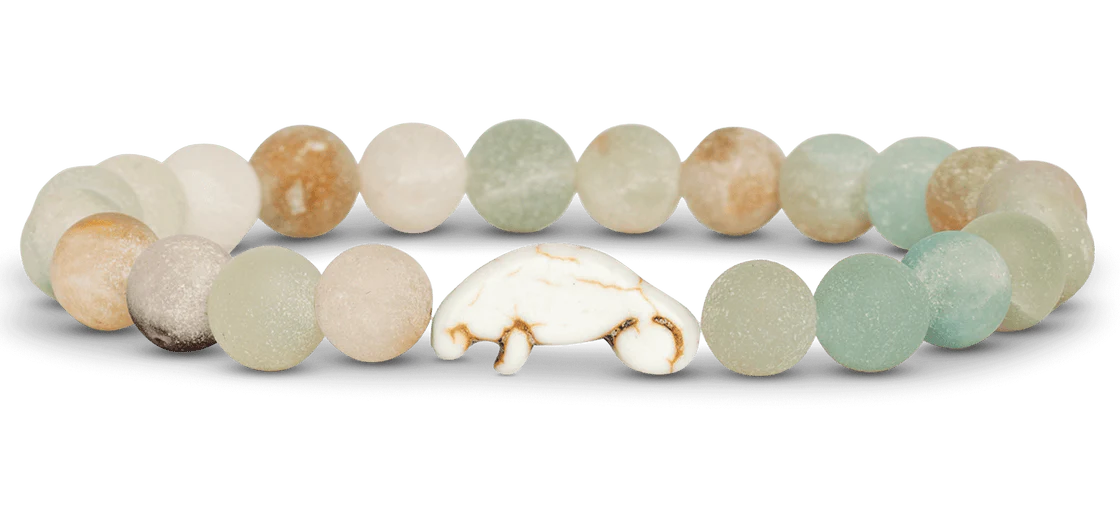 The Drift Bracelet (Manatee): Sky Stone