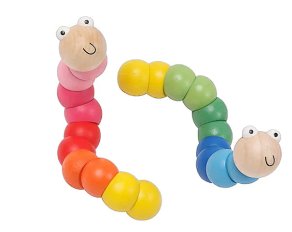Wooden Twisty Worm