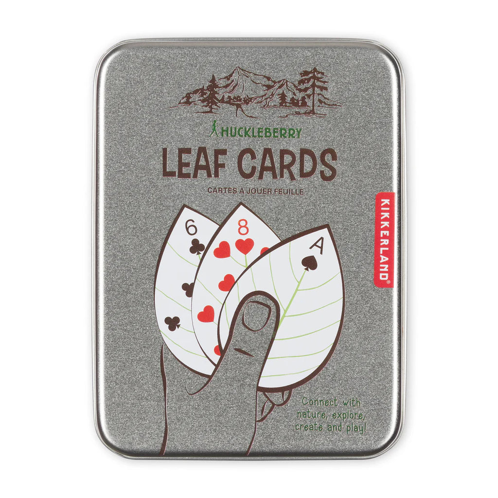 Huckleberry leaf card
