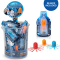 Jellyfish diver in beaker