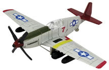 Tuskegee Airmen P-51 Mustang InAir - 4.5"