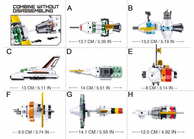 Space Station Assorted Set