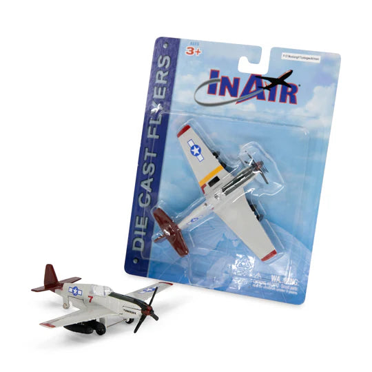 Tuskegee Airmen P-51 Mustang InAir - 4.5"