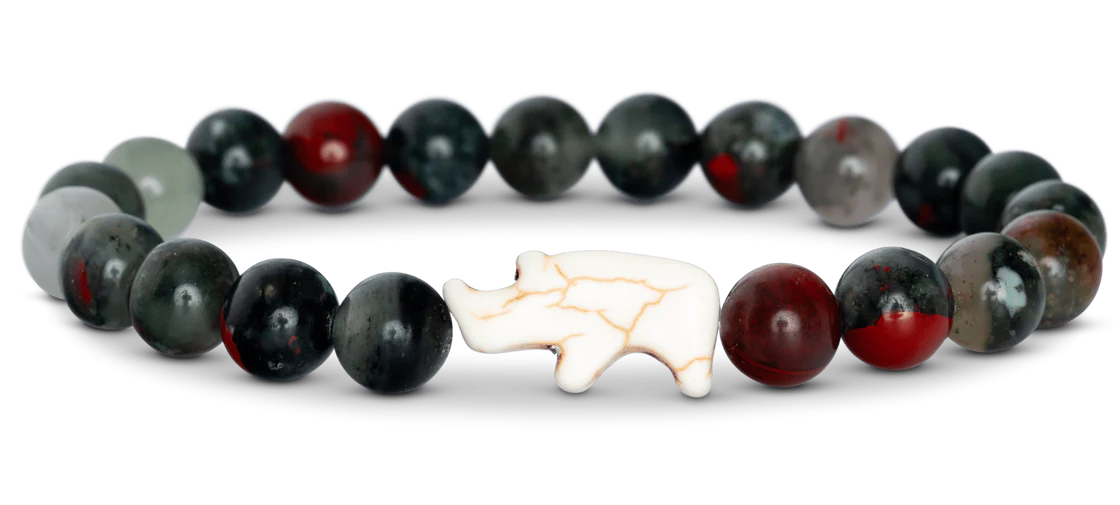 The Charge Bracelet (Rhino): Savanna Stone