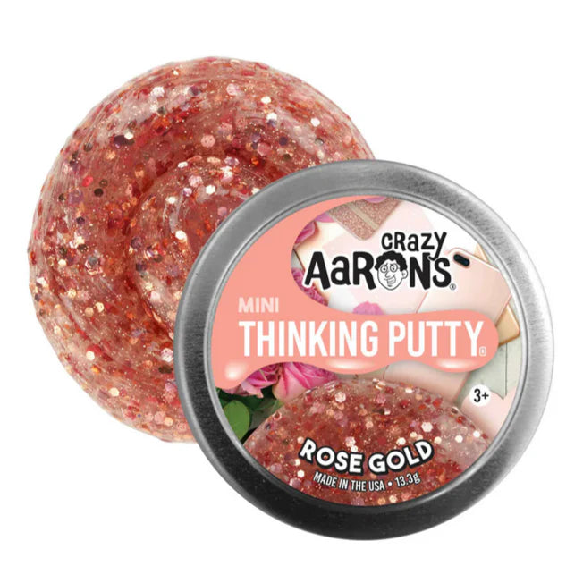 Rose Gold Mini Thinking Putty