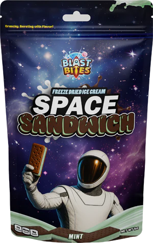 Space Sandwich: Mint Chocolate Chip