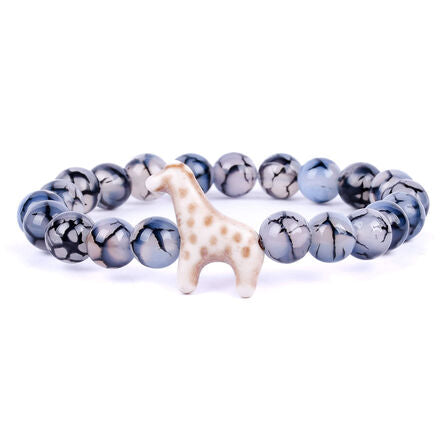 The Trek Bracelet (Giraffe): Key Stone