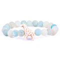 The Trek Bracelet (Giraffe): Sky Stone