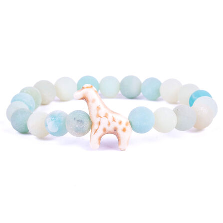 The Trek Bracelet (Giraffe): Sky Stone