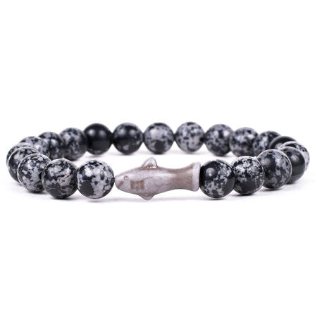 The Voyage Bracelet (Shark): Ocelli Stone
