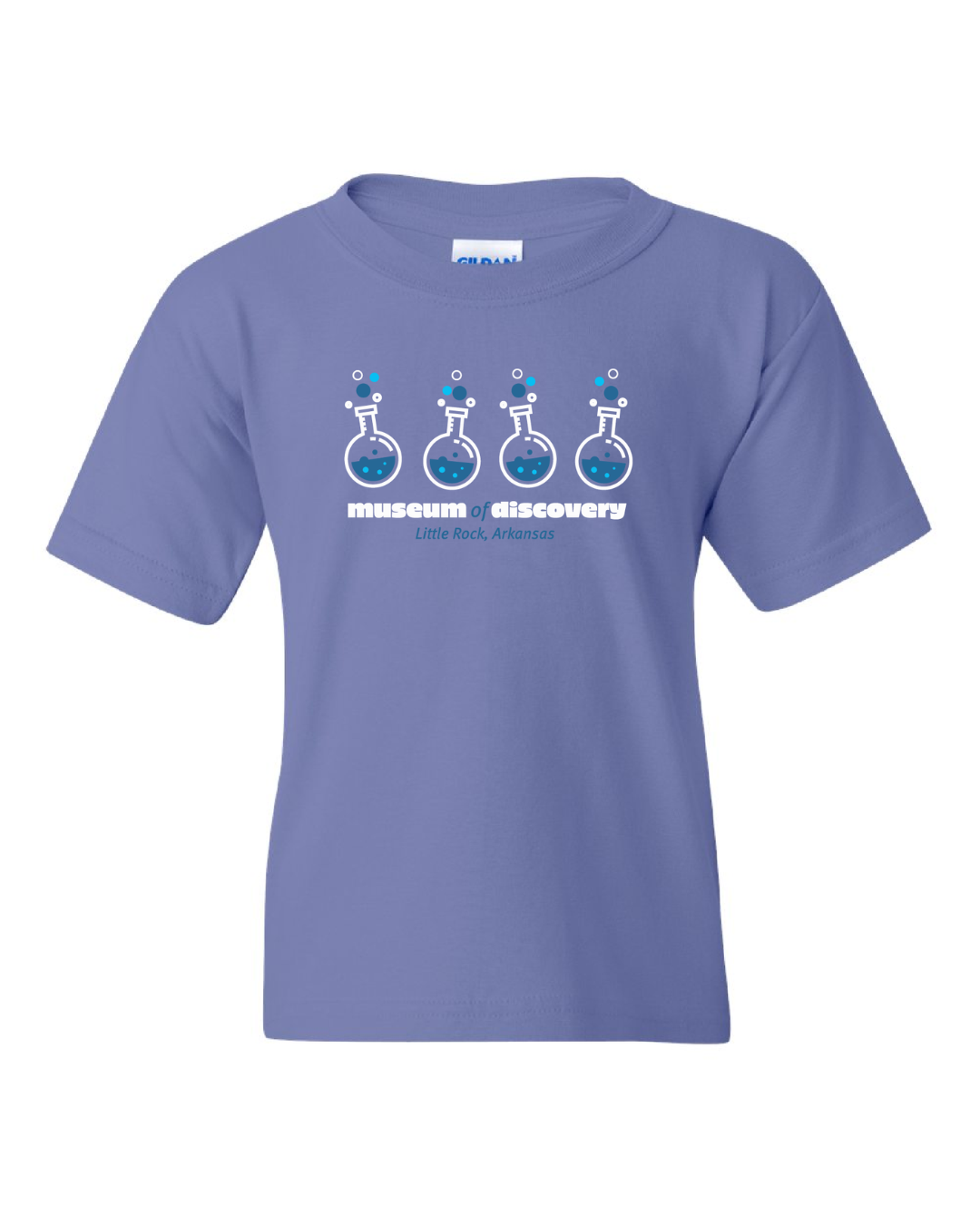 Youth T-Shirt: MoD Beakers, Purple