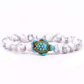 The Journey Bracelet (Sea Turtle): White Howlite