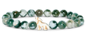 The Scout Bracelet (Red Wolf): Woodland Green