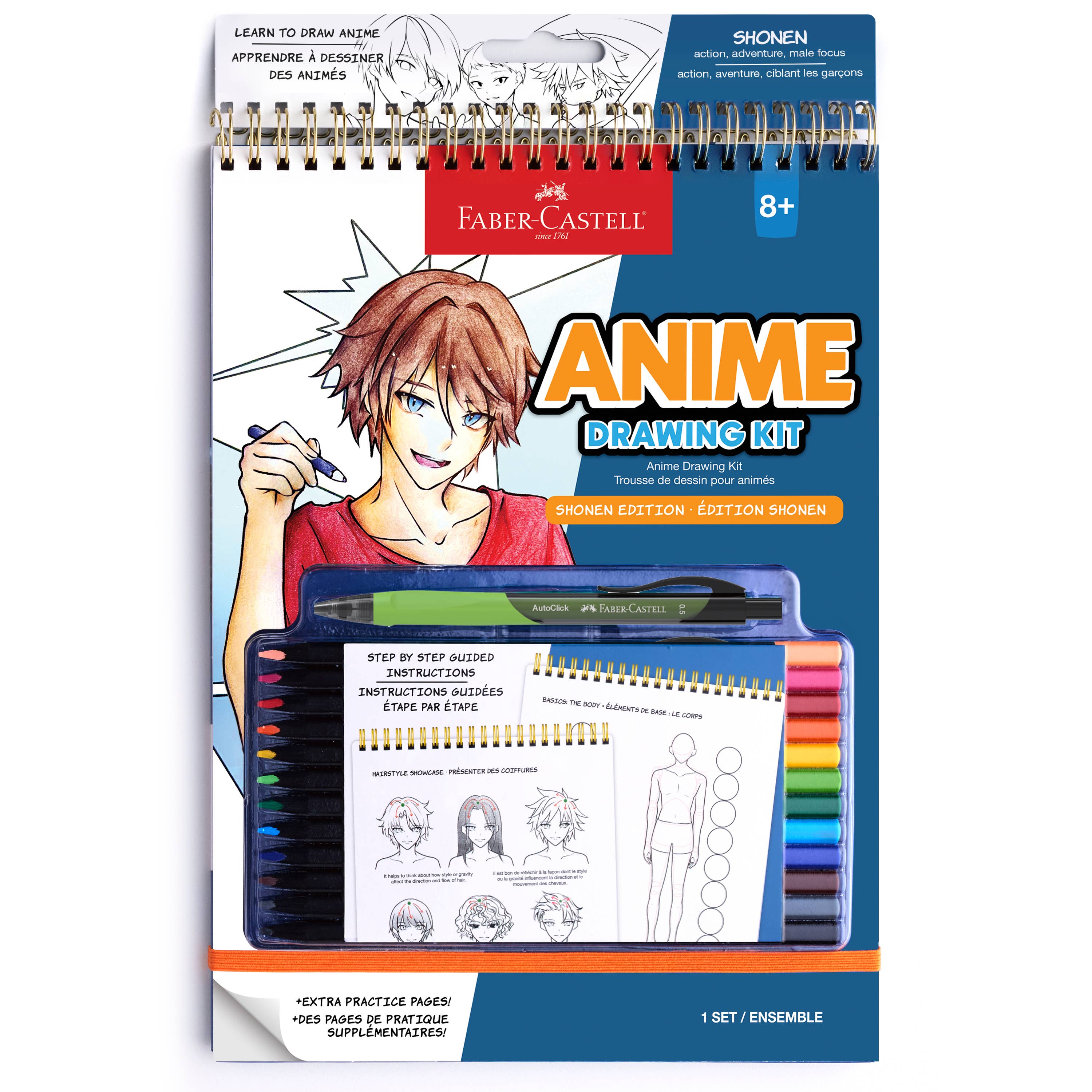 Anime Drawing - Shonen Edition Drawing Instruction Kit