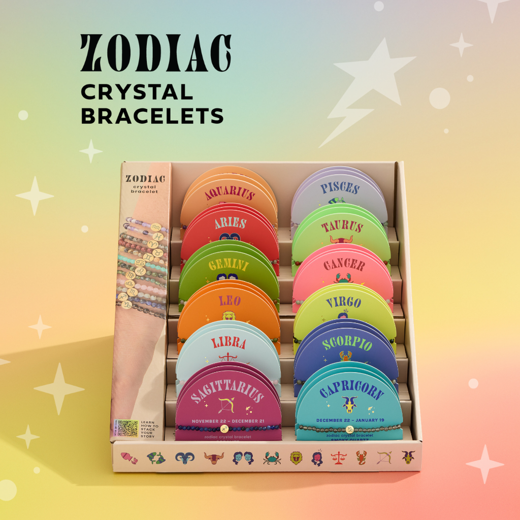 Mini Zodiac Bracelet – 4mm Crystal Beads