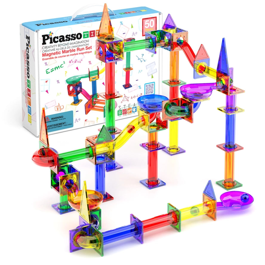 Magnetic Marble Run 50 Pc Set