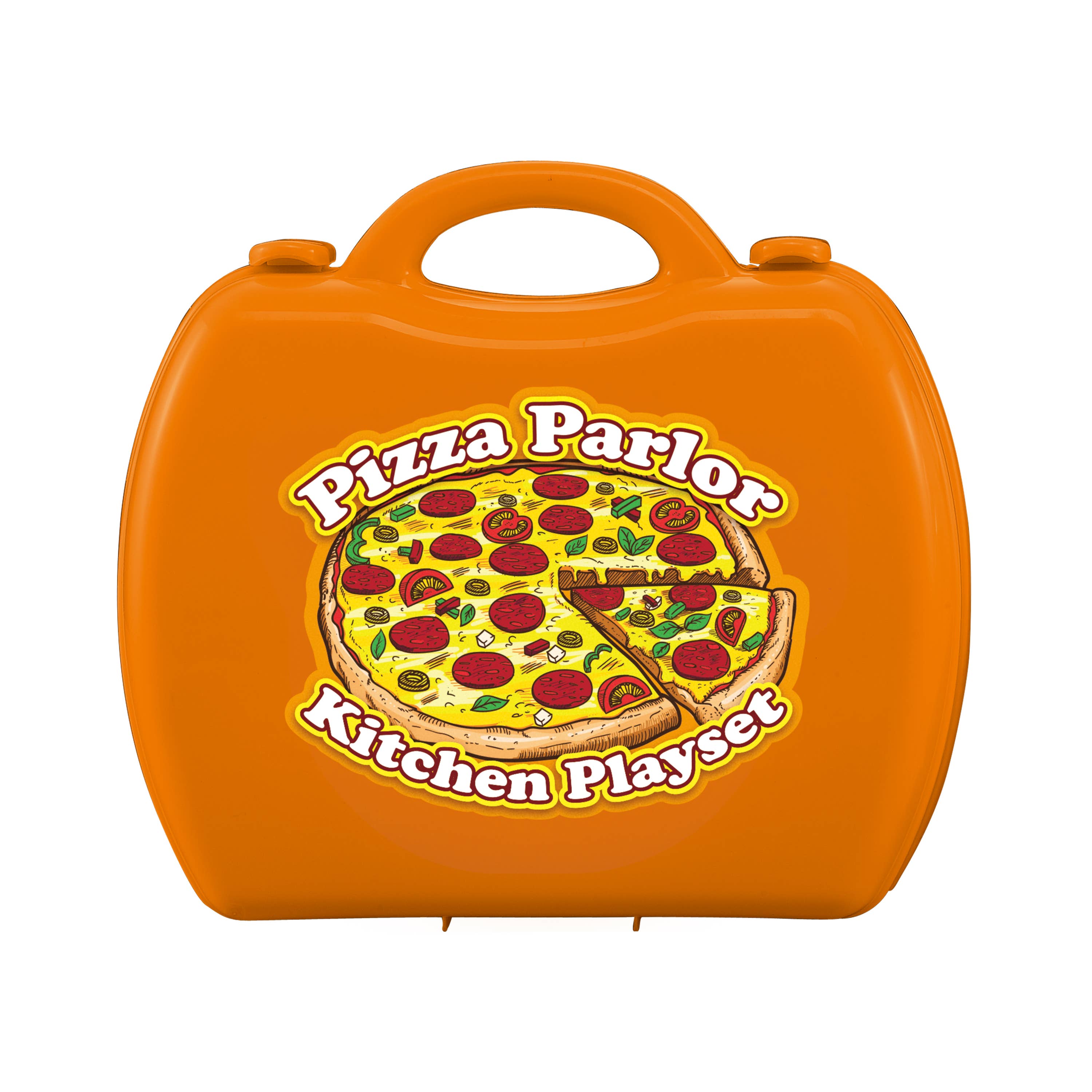 22 Piece Pizza Parlor Kids Suitcase Playset