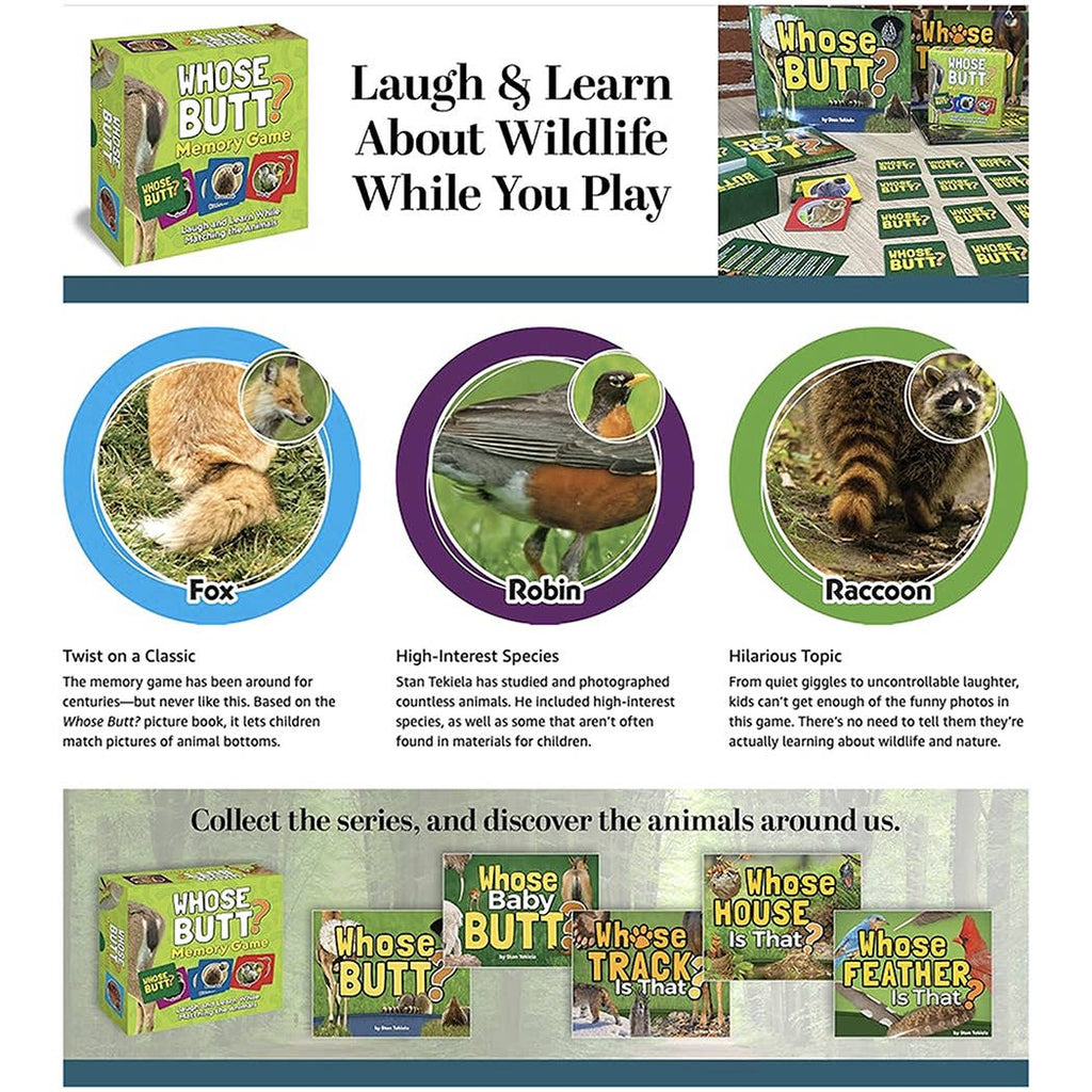 Whose Butt? Memory Game