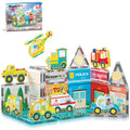 City Theme Magnetic Tiles