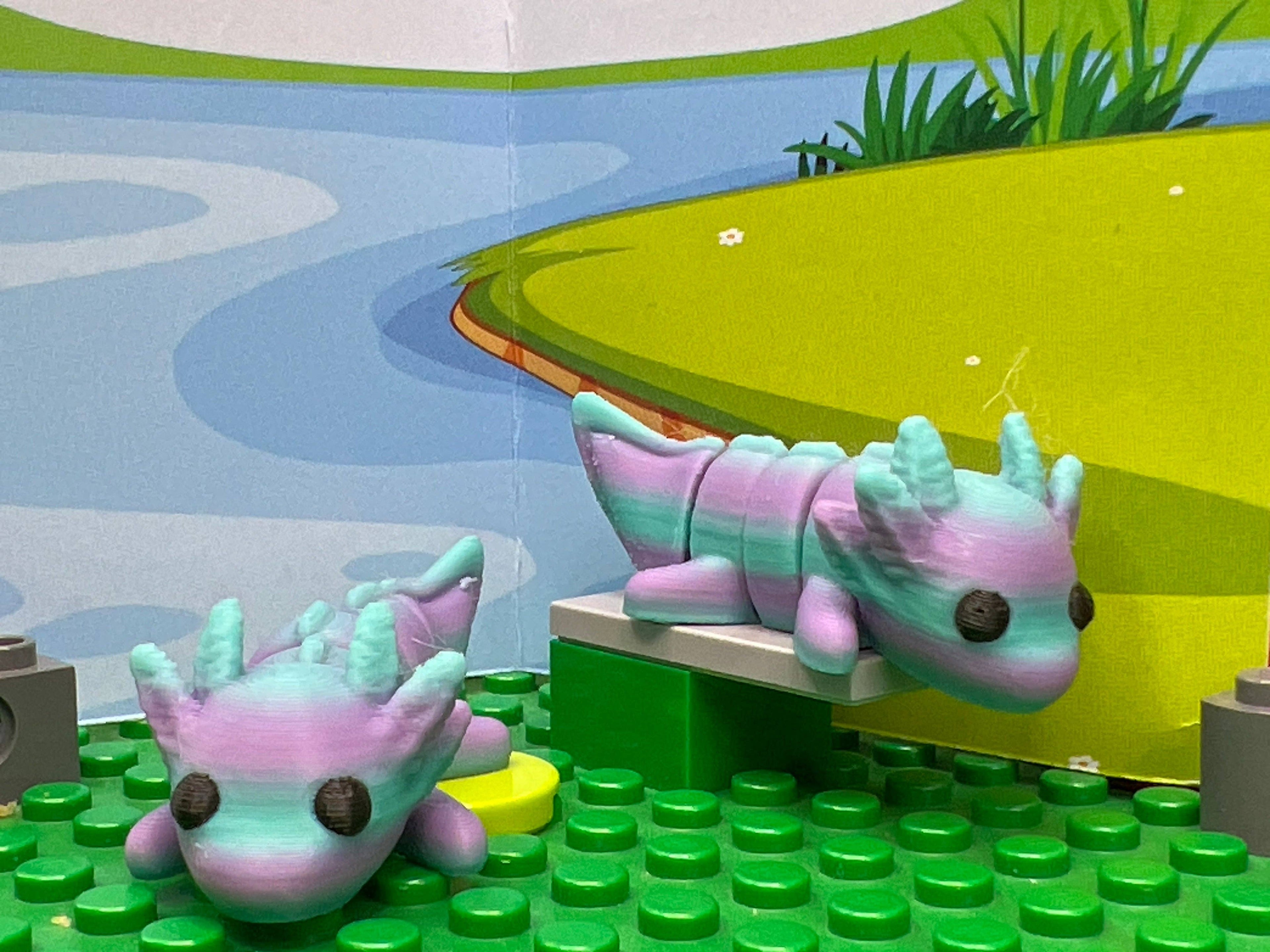 Axolotl Fidget Friend - Includes Play Scene