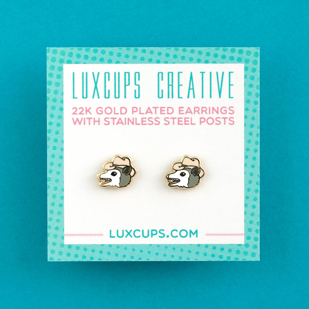 Possum Earrings