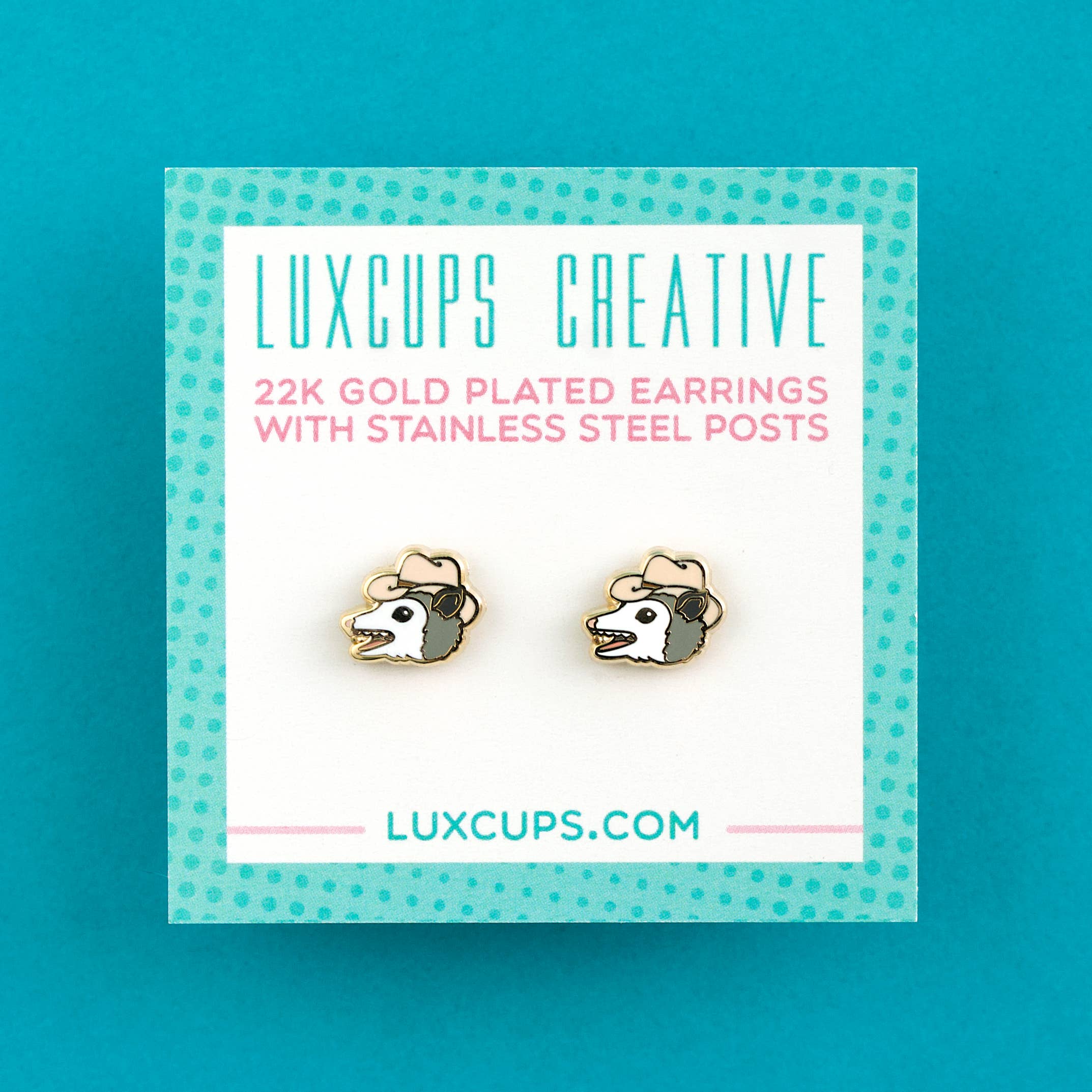 Possum Earrings