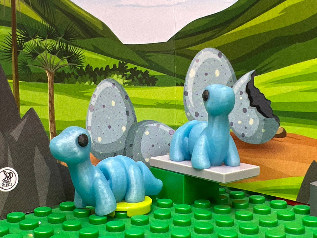 Brontosaurus Fidget Friend - Includes Play Scene